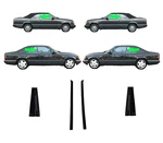Set Gasket Side Window Glass Rear Fits Mercedes W124 A124 Convertible. Fixed Price $163.84.