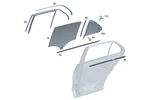 Genuine Mercedes-benz Window Divider 167-730-23-01. Fixed Price $71.54.