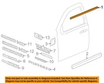 Gm Oem Front Door Window Sweep-belt Molding Weatherstrip Left 20921214. Fixed Price $302.39.