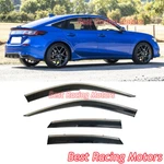 For 2022-2026 Honda Civic Mu-gen Style Side Window Visors + Stainless Steel Trim. Fixed Price $54.60.
