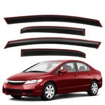 In-channel Rain Deflector Window Vent Visor For 2006-2011 Honda Civic Sedan. Fixed Price $42.99.
