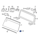 For Jeep Gladiator 20-25 68598908AA Front Right Lower Windshield Insulator. Fixed Price $13.22.