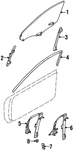 Genuine Ford Window Channel F8CZ-6323288-BA. Fixed Price $14.05.