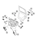 Genuine Mopar Rear Door Glass Channel Right 68247311AA. Fixed Price $67.74.