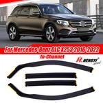 In-channel For Mercedes-benz GLC300 GLC43 X253 16-2022 Window Visor Rain Guard. Fixed Price $47.08.