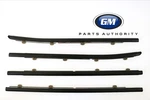 2014-2018 Silverado Sierra Crew Cab Front & Rear Window Moldings Black Oem Gm. Fixed Price $469.98.