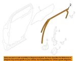 Ford Oem 15-16 Edge Rear Door Glass Hardware-run Channel FT4Z5825767F. Fixed Price $169.09.