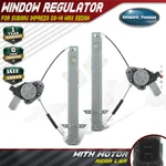 2X Window Regulator W/motor For Subaru Impreza 08-14 Wrx Sedan Rear Left & Right. Fixed Price $113.99.