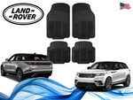 For All Land Rover Cars Floor Mats 4PC Set Rubber Black Universal Front & Rear. Fixed Price $74.99.