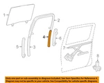 Toyota Oem 16-23 Tacoma Rear Door Glass Hardware-run Channel 6814504031. Fixed Price $16.90.