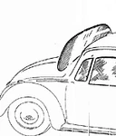 Vw Vintage Parts Windshield, Front Bug '65-'77 Std,super Beetle '71-'72. Fixed Price $149.99.