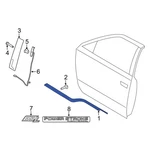 Ford F-150 2015-2020 FL3Z1521452D Front Right Door Belt Molding. Fixed Price $929.89.
