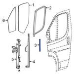 For Ram Promaster 1500 2014-2025 68134397AA Front Lower Window Channel. Fixed Price $88.65.