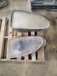 1 Quarter Glass Fits Either Side 65-77 Standard Vw Beetle Bug Volkswagen Oe. Fixed Price $40.00.