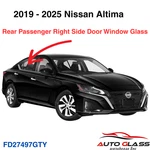 For 2019-2025 Nissan Altima 4D Sedan Rear Right/passenger Door Glass Window. Fixed Price $99.00.
