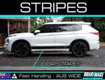 Am Door Side Stripes Fit 2022 -2023 Mitsubishi Outlander Decals Sticker. Fixed Price $56.76.