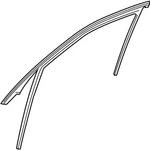 New Genuine Mercedes-benz Rs Window Guide Rail 1667251800 / 166-725-18-00 Oem. Fixed Price $383.22.