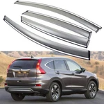 2012-2016 Honda Crv Window Visor Vent Rain Deflector Chrome 5YR Wty Us Seller!!!. Fixed Price $47.95.