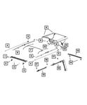 Genuine Mopar Door Glass Frame Left 5182821AC. Fixed Price $214.38.