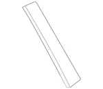 Genuine Audi Quarter Panel Reveal Molding 4L0-853-378-Y9B. Fixed Price $126.11.