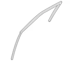 Genuine Nissan Run Weather-strip 80330-5RB1A. Fixed Price $57.86.