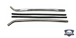 New Chq 1967-1969 Camaro Firebird Chrome Quarter Window Sash/seal Retainer- Pair. Fixed Price $109.00.