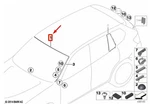 Bmw X4 F26 Windshield Rubber Seal Upper 51317338603 Genuine. Fixed Price $43.23.