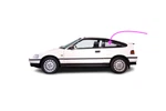 Fits: 1984-1987 Honda Crx 2DOOR Coupe Driver Side Rear Left Quarter Window Glass. Fixed Price $190.95.