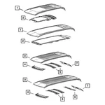 For Ram 1500 2019-2024 Mopar Rear Back Glass. Fixed Price $90.83.