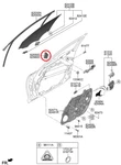 Stinger Ck Rh Front Door Lower Channel Assy 2018-2020 Genuine New Kia. Fixed Price $27.68.