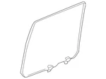 Genuine Honda Glass Assembly Rear Door (green) (asahi) 73450-S10-010. Fixed Price $114.24.