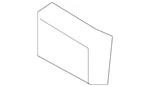 Genuine Nissan Lift Gate Glass Spacer 83395-1U600. Fixed Price $18.18.