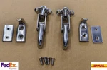 Windshield Interior Latch Kit Chrome Fits Willys Jeep Mb M38S Cjs Ford A2227. Fixed Price $40.99.