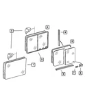 Genuine Mopar Side Panel Vent Window Retainer 5133535AA. Fixed Price $12.28.