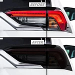 For 19-25 Toyota RAV4 Tail Light, Reflector & 3RD Brake Smoke Vinyl Tint Overlay. Fixed Price $29.95.