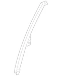 Left Rear Door Window Division Bar For Kia (83510-D9000). Fixed Price $29.07.