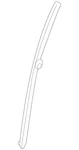 Genuine Mitsubishi Sash Channel 5735A256. Fixed Price $40.01.