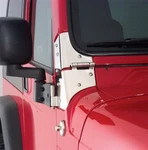 Rampage 7403 Windshield Hinges Pair For 1976-1995 Jeep CJ5/CJ7/YJ. Fixed Price $170.95.