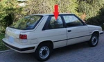 Fits American Motors Encore 1984-1986 2 Door Hatchback Right Side Quarter Glass. Fixed Price $325.00.