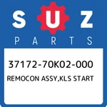 37172-70K02-000 Suzuki Remocon Assy,kls Start 3717270K02000, New Genuine Oem Par. Fixed Price $203.48.