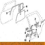 Gm Oem 87-96 60 Special Rear Door Glass Hardware-motor 22062568. Fixed Price $174.33.
