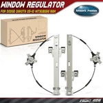 2XFRONT L&r Manual Window Regulator For Dodge Dakota 05-10 Mitsubishi Raider Ram. Fixed Price $78.99.