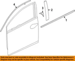 Honda Oem 17-21 Civic Front Door Exterior Trim-belt Molding 72410TEAT01. Fixed Price $65.00.