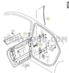 2008 Audi A8 Quattro Window Frame 4E4839629E. Fixed Price $89.99.