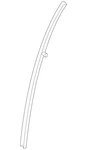 Genuine Honda Sash Channel 72731-SHJ-A01. Fixed Price $56.20.