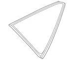 Genuine Nissan Quarter Glass 83300-1AA0C. Fixed Price $289.28.