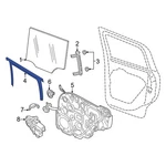 For Jeep Renegade 2015-2023 68417438AA Rear Left Window Channel. Fixed Price $175.71.
