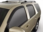 Genuine Front And Rear Side Door Window Deflectors Dark Ming Blue 19156384. Fixed Price $58.50.