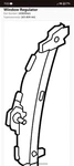 Volkswagen Window Regulator. Fixed Price $60.00.
