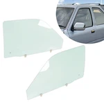 Left & Right Side Front Door Window Glass For Toyota Pickup 1989-1995 W/o Vent. Fixed Price $104.87.